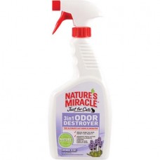 Nature's Miracle Odor Destroyer 3in1 Lavender 24oz, E-P5855, cat Housekeeping, Nature's Miracle, cat Housing Needs, catsmart, Housing Needs, Housekeeping